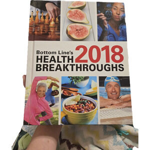 Bottom Line's Health Breakthroughs 2018 Hardcover Book Natural Remedy Wellness
